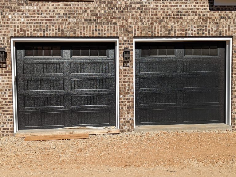 Black Garage Doors